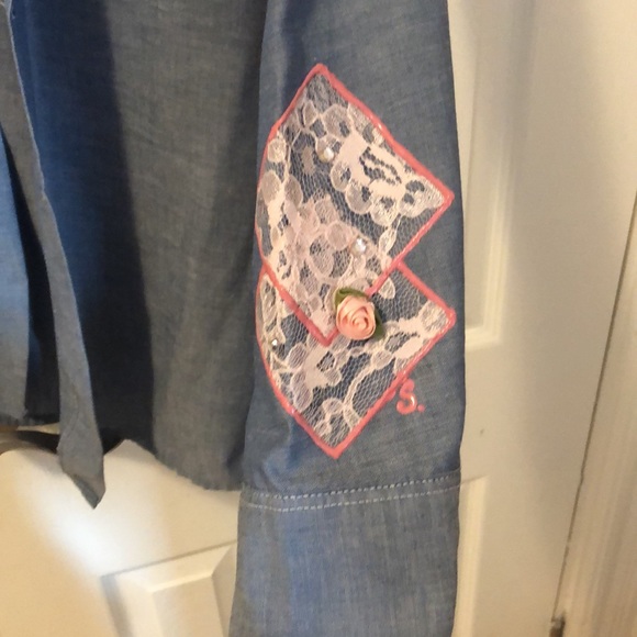 Vintage Dickies bejeweled button down - Picture 2 of 4